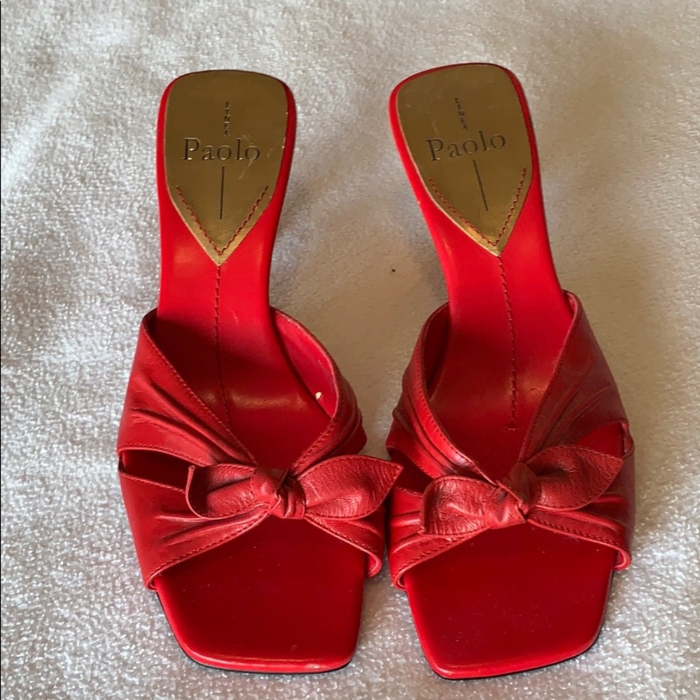 Red short heels